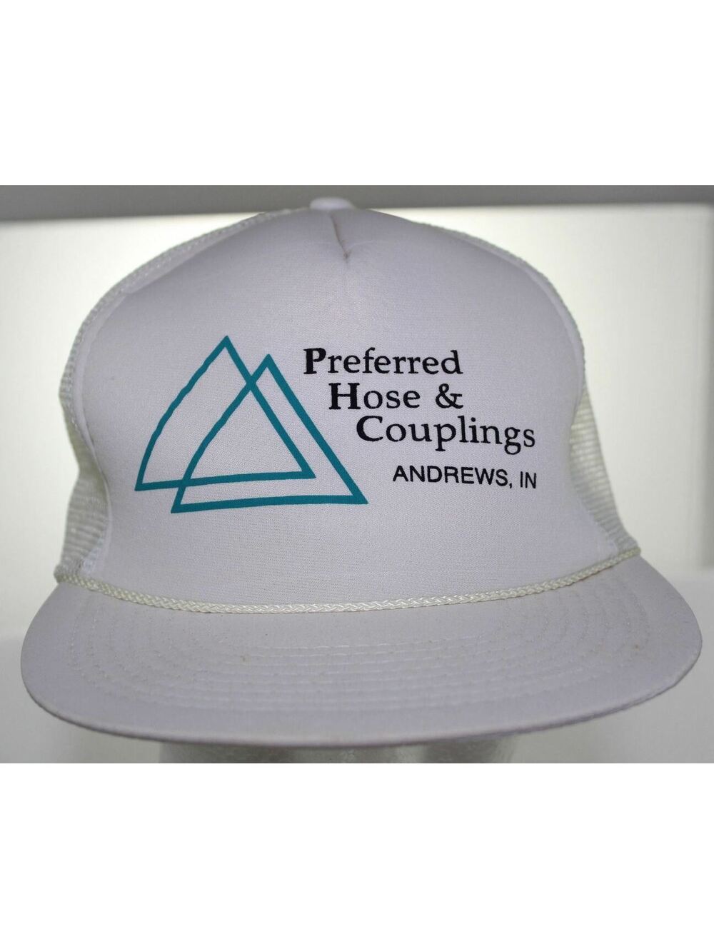 Vintage 80s Preferred Hose & Couplings Andrews Indiana Trucker Hat Speedway Cap